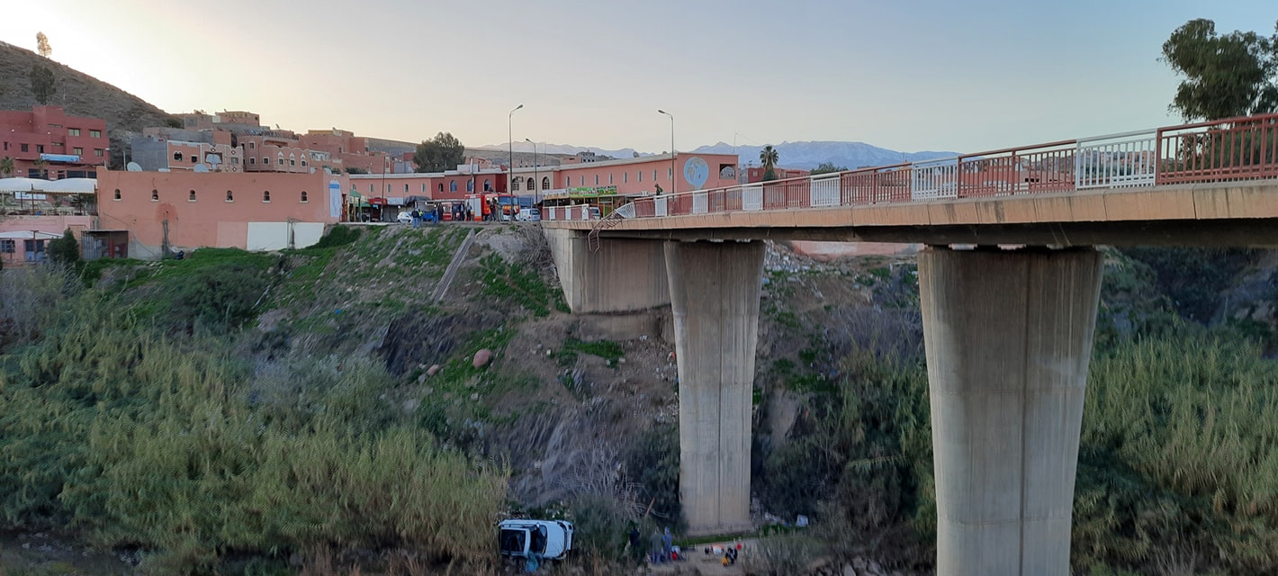 صور..مصرع شخصين في حادث بمركز الجماعة الترابية القروية لالا تكركوست باقليم الحوز