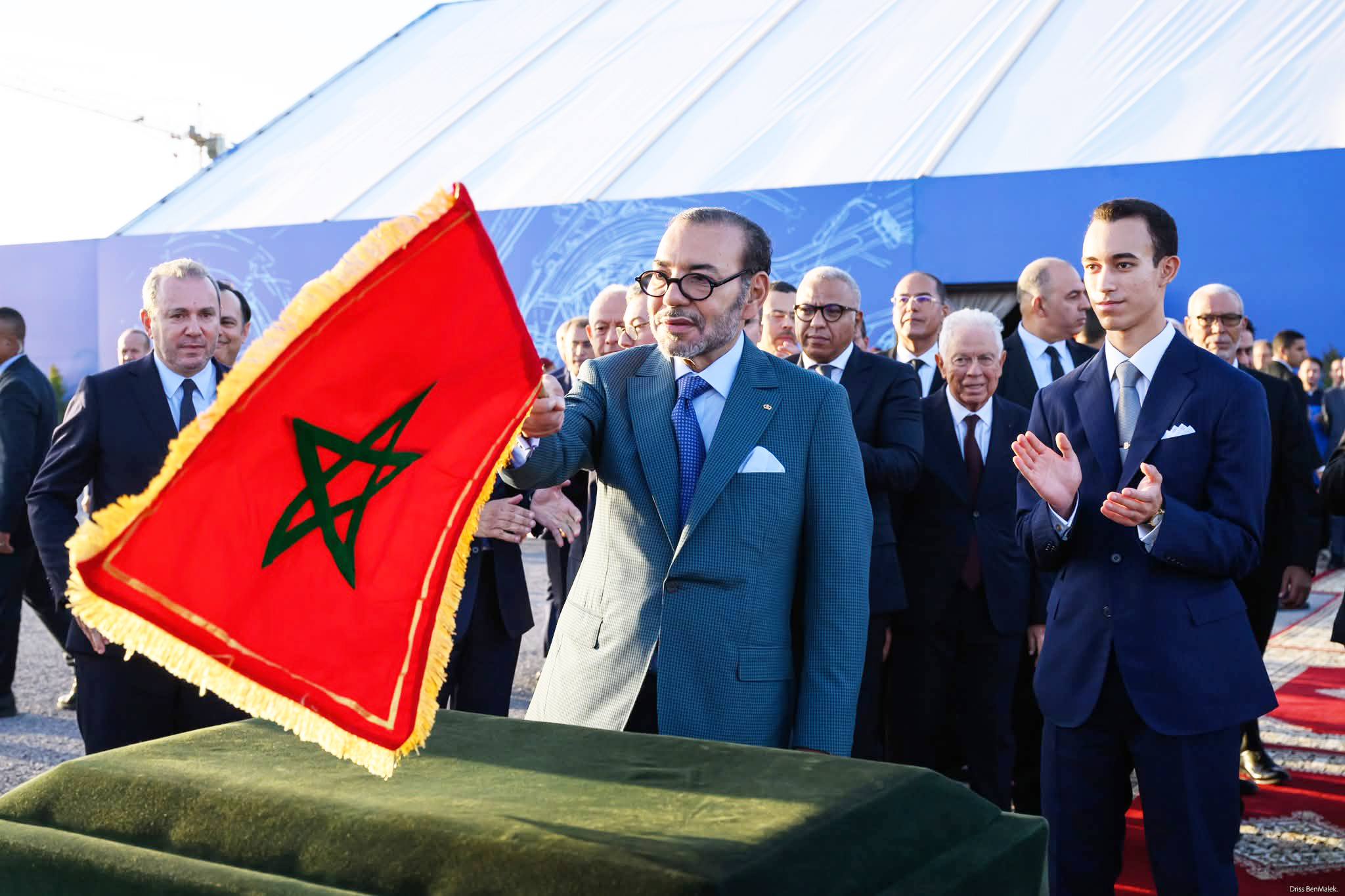 جلالة الملك يترأس حفل تقديم وإطلاق أشغال إنجاز المركب الصناعي لمحركات الطائرات التابع لمجموعة “سافران”