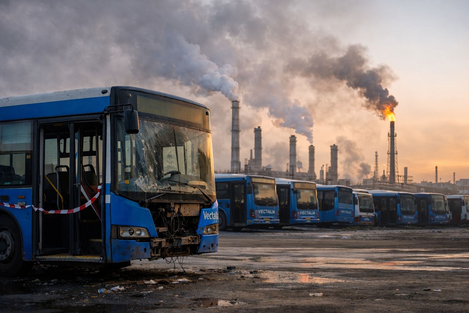 طاحت الصمعة علقو OCP… فيكتاليا تُعلّق فشل تدبير النقل الحضري بآسفي على شماعة الانبعاثات الصناعية