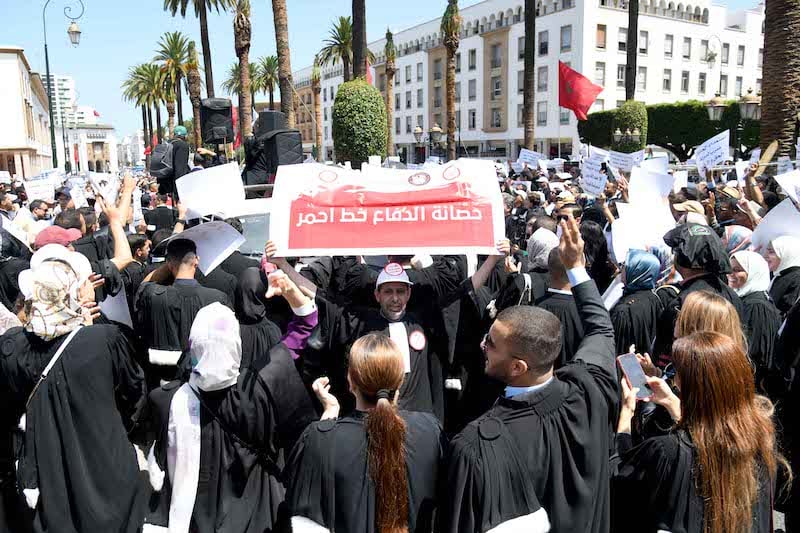 جمعية هيئات المحامين “تعلق الإضراب” وتنتظر تشكيل الحكومة الجديدة